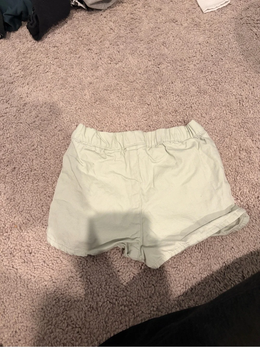Carter's Light Mint Girls' Elastic-Waist Shorts